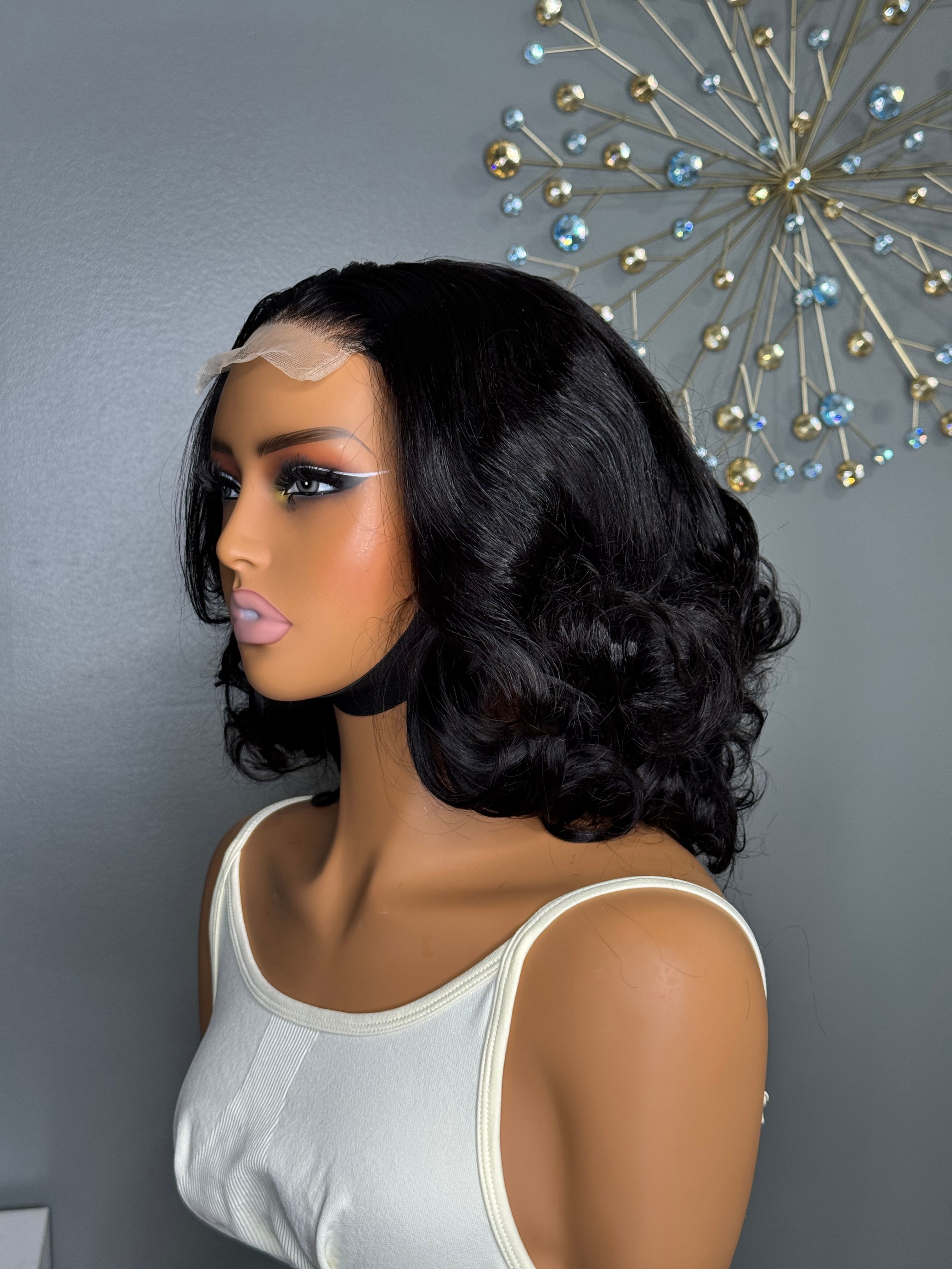 SDD Egg Curl 4*4 Closure wig