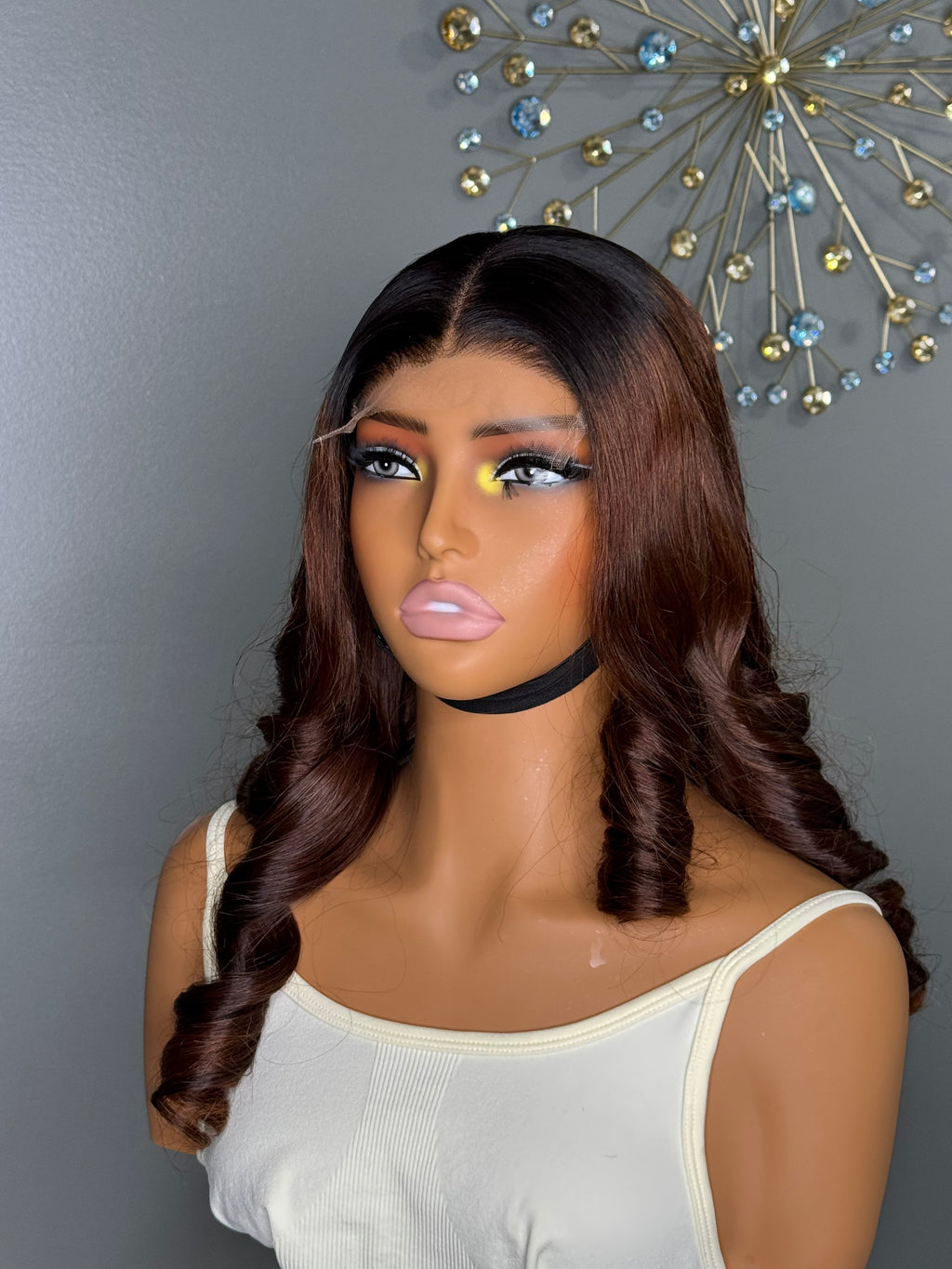 Color body wave with 5by5 HD closure wig