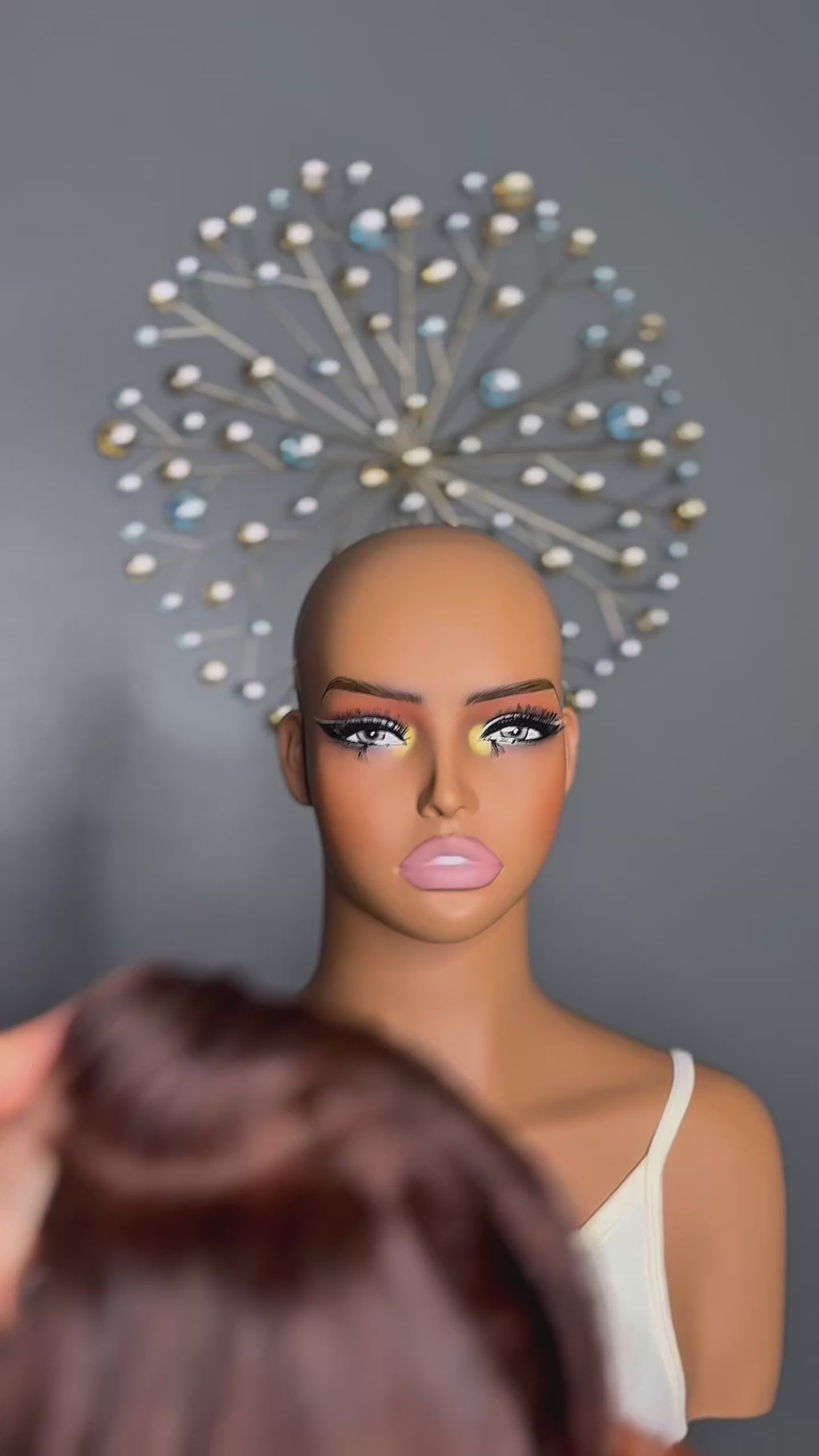 Orange Layer Bouncy Closure Wig!